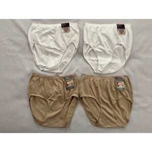 NEW Bali Comfort Revolution Bali Briefs Style 803J 4 Pair Women's Size 10/11